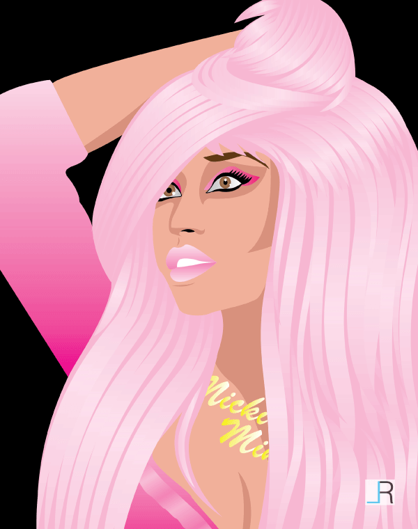 Nicki Minaj Vector Illustration